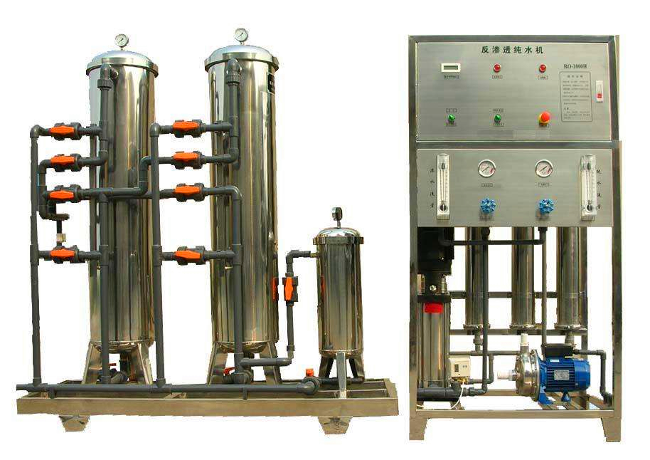 Sweden efficient double reverse osmosis permeable filtration system of stainless steel from China factory 2020 W1